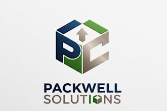 design a modern and professional packaging company logo