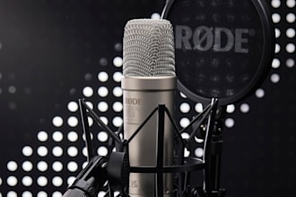 record a warm baritone voice over in spanish or english