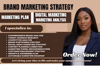 do brand marketing strategy,  social media strategy, brand marketing plan