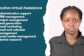 be your executive virtual assistant and personal assistant