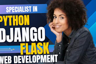 do python django flask sql nosql db html custom web application development