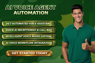 build ai voice receptionist and intelligent bot automation 24 7 customer support