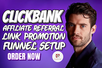 high converting clickbank affiliate referral marketing sales funnel setup
