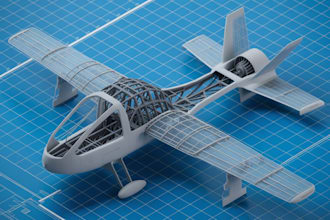 high performance uav design for 3d printing with stl files