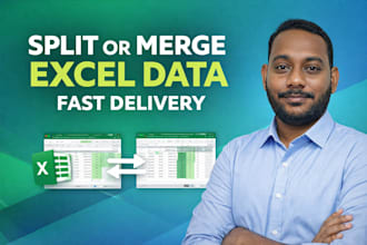 split or merge excel data columns professionally
