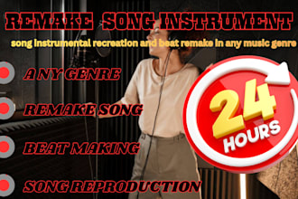 recreate instrumental produce exact beat remake music production