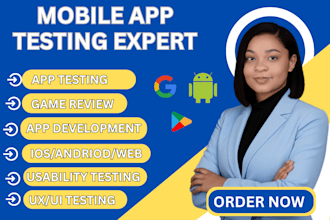 do app testing and website testing QA for ios android apps