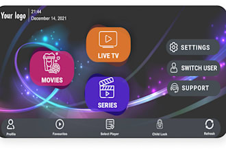do custom iptv apk rebrand, ibo player, tivimate nextv and white label solutions