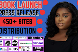 write and distribute powerful book press release for book launch, book promotion