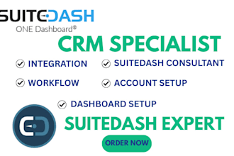 set up suitedash CRM, funnels, and client portal for your business