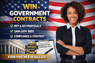 secure and win government contract, bid proposal, grant writing