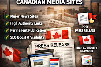 distribute your canada press release to top canadian media sites