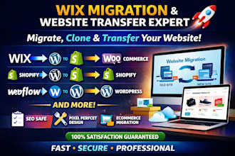 migrate wix to wordpress shopify migration clone website migration syncs expert