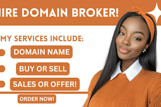 domain brokerage service, domain broker, domain manager, strategist domain agent