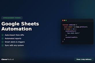 automate your google sheets with apps script or python