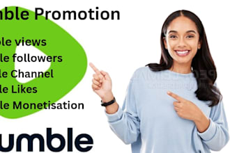 promote rumble channel organically