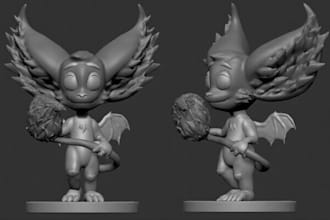 sculpt 3d creature toys,3d cute toys model,3d printable,stl,character split toys