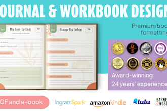 design your journal or workbook