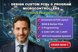 design custom pcbs and program microcontrollers for your projects