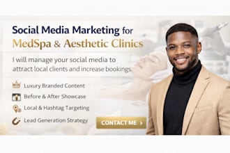 manage social media marketing for medspa and aesthetic clinics
