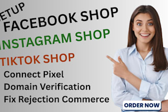 connect shopify store facebook  instagram shop fix meta pixel shopify etsy