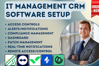 setup IT management software zoho sprints teamviewer wrike jira deel pulseway
