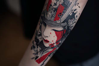 make a traditional japanese irezumi tattoo