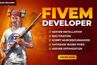 be your monthly developer for your fivem server