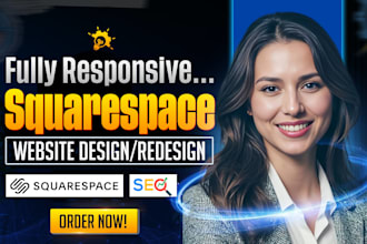 design or redesign squarespace website, squarespace design, squarespace seo