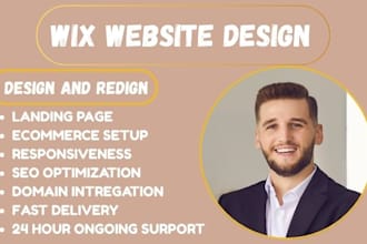 design wix business website, wix nonprofit website, wix portfolio website