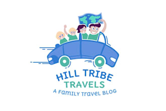 create a fun logo for a family travel blog families