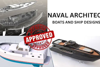 design ship yacht and boat builder for marine engineering and naval architecture