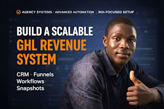 build ghl crm automation sales funnel ghl website design copy clone gohighlevel
