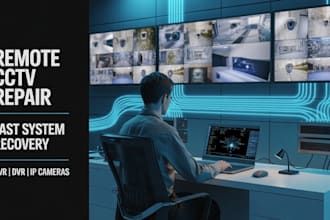 remotely troubleshoot and fix cctv, dvr, and nvr system issues