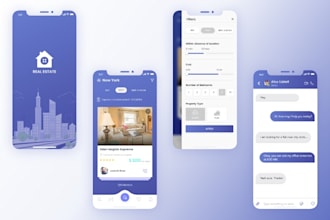 develop real estate app, property management app, house listing app, agency app