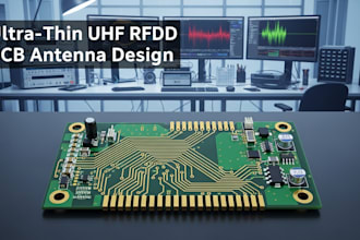 design ultra thin uhf rfid pcb antenna with rf matching optimization