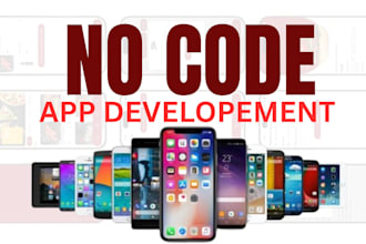 build no code mobile app for android and ios using glide bubble flutterflow