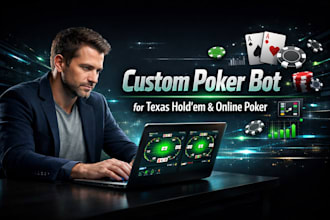 create a smart custom poker bot for texas holdem and online poker