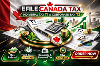 efile canada tax individual tax t1 and corporate tax t2