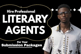 prepare query letter, synopsis, book proposal for submission to literary agents