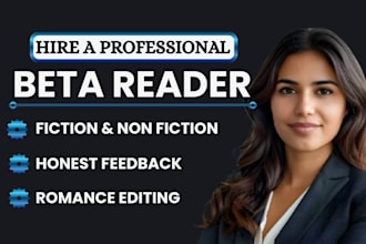 beta read novellas and short novels