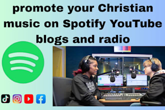 do christian music promotion on christian radio stations and gospel playlists