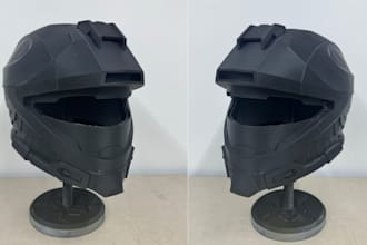 create 3d mask printable 3d helmet model costume cosplay creation wearable armor