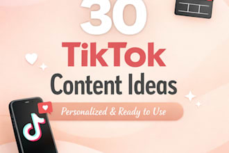 30 tiktok content ideas for your niche