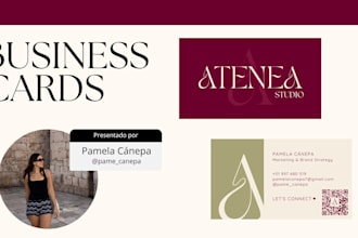 design a premium business card for your brand