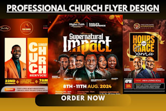 professional church flyer design and event flyer