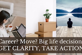 help you sort through a big decision with structure and grounded clarity