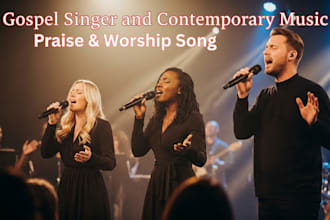 write gospel lyrics, produce contemprary gospel and worship song