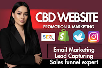 do cbd promotion, cannabis shopify store, medical marijuana website promotion