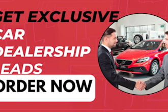 design a custom car dealer landing page to generate leads